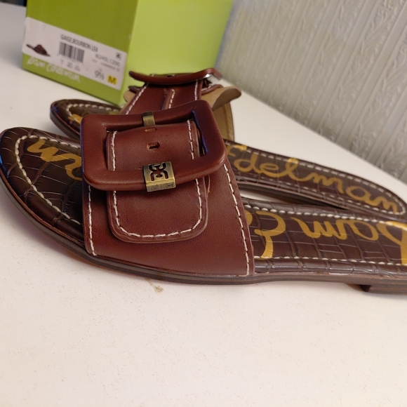 Sam Edelman Brown Leather Sandals Womens Size 9.5 M NEW - Picture 11 of 11